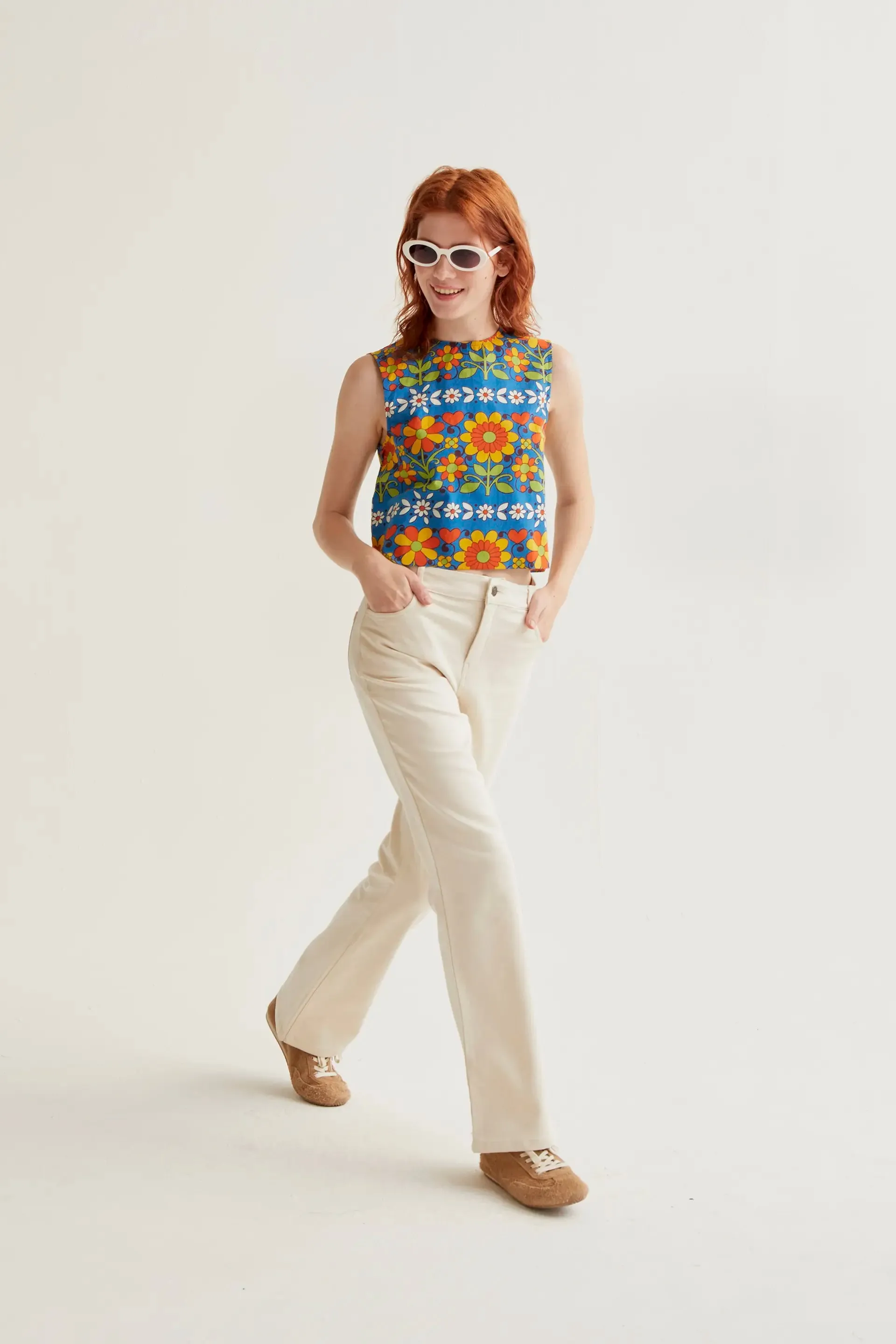 Pantalón vaquero blanco sold by Compania Fantasica product image thumbnail 5
