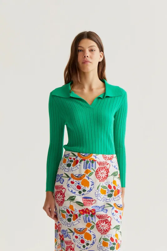 Jersey de punto verde made by Compania Fantasica