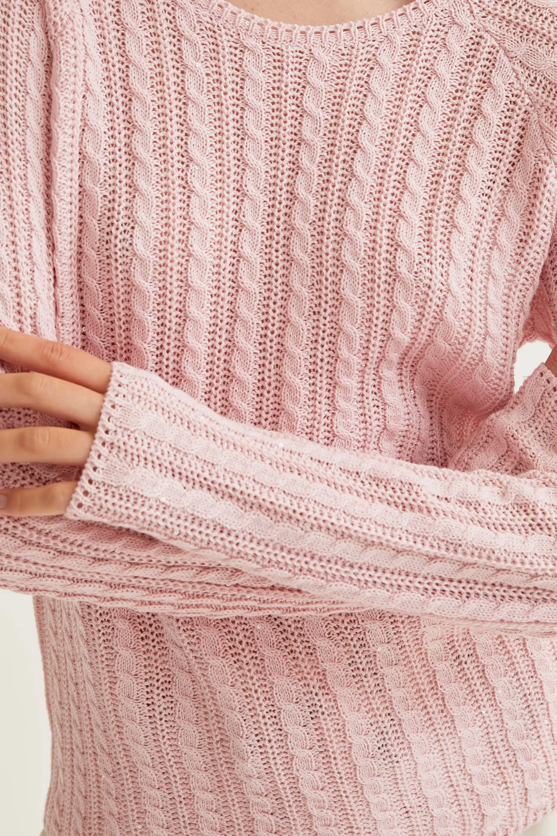 Jersey punto encadenado rosa sold by Compania Fantasica product image thumbnail 4