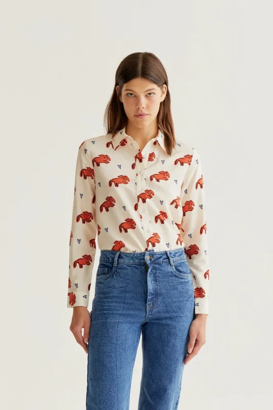 Camisa con estampado Tochi made by Compania Fantasica