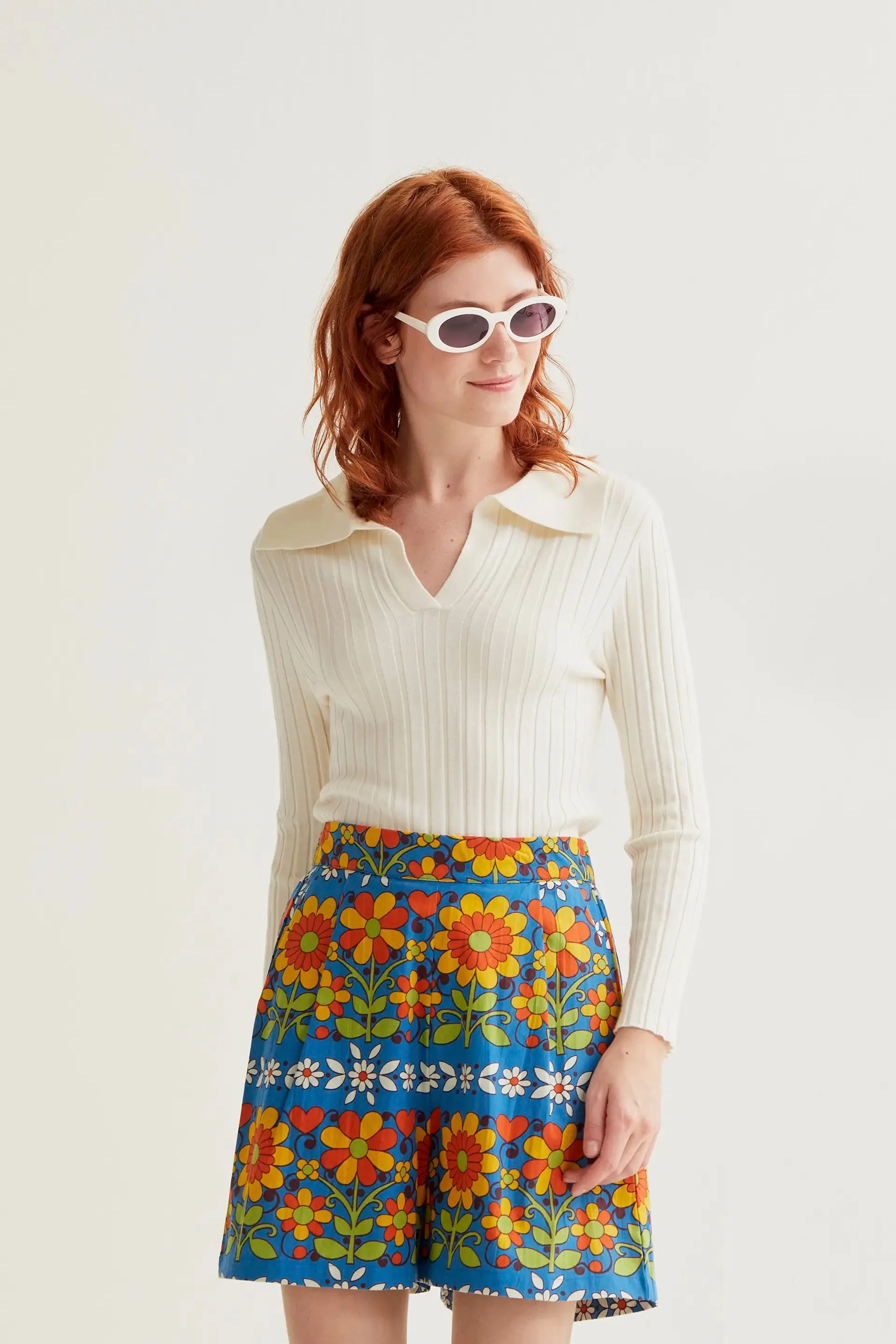 Jersey de punto blanco roto sold by Compania Fantasica