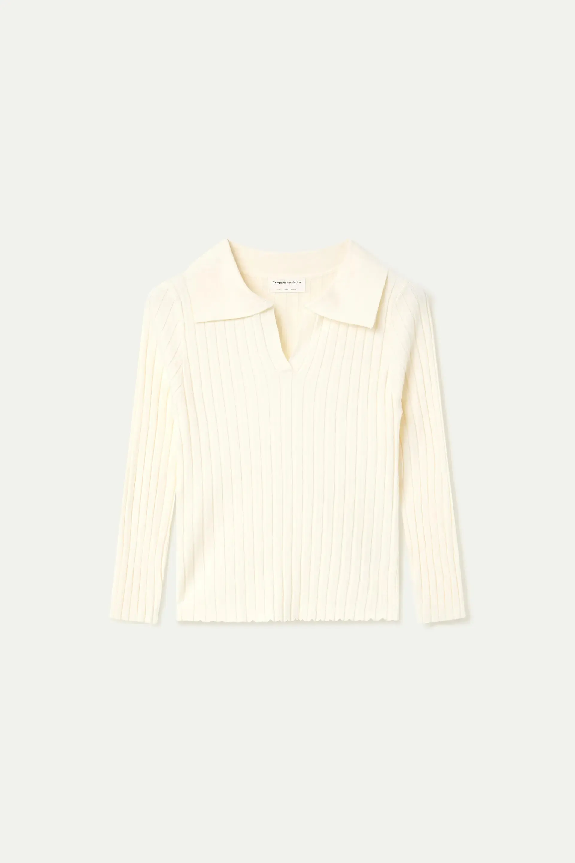 Jersey de punto blanco roto sold by Compania Fantasica product image thumbnail 2