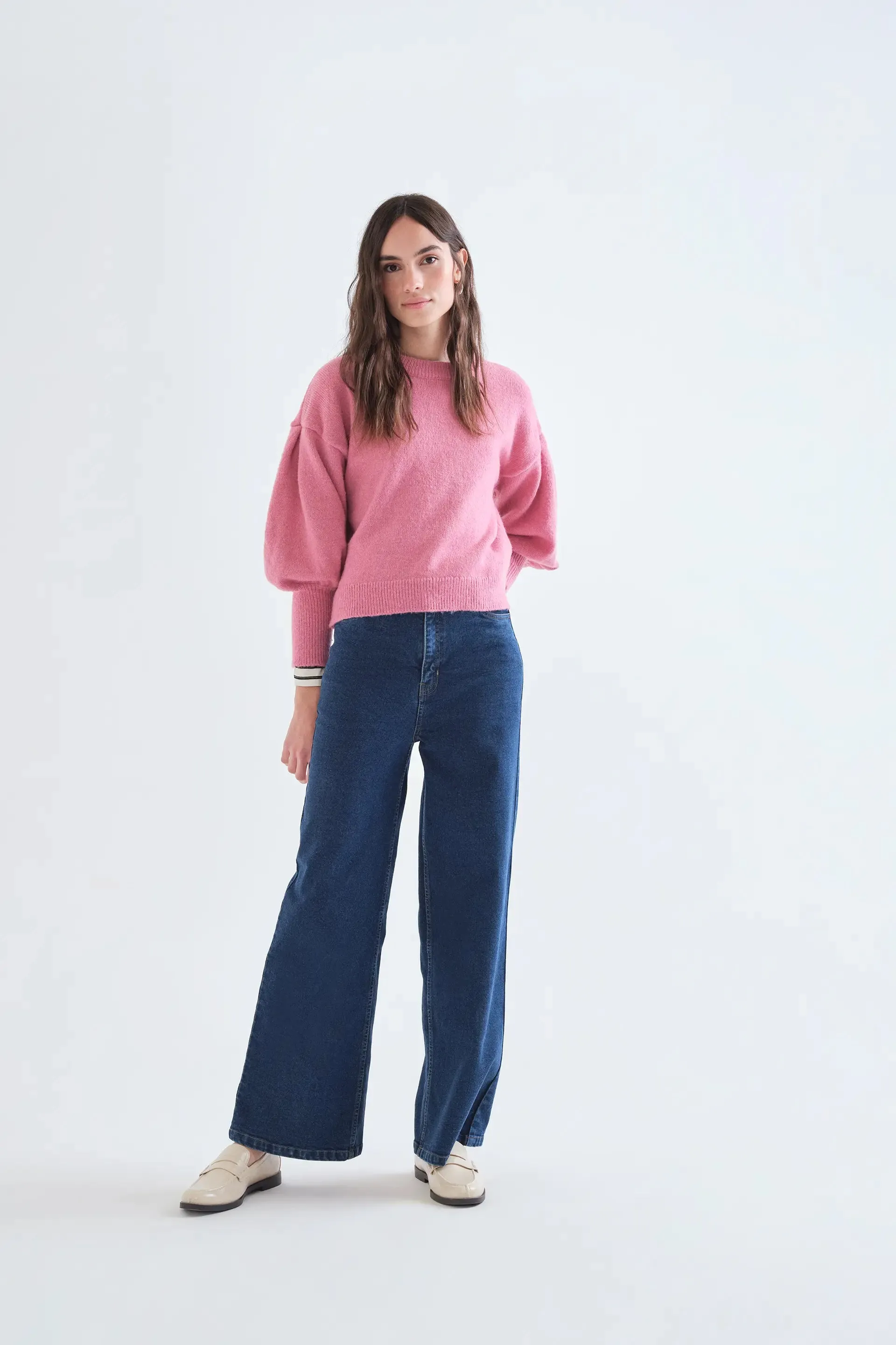 Jersey básico de punto rosa sold by Compania Fantasica product image thumbnail 4