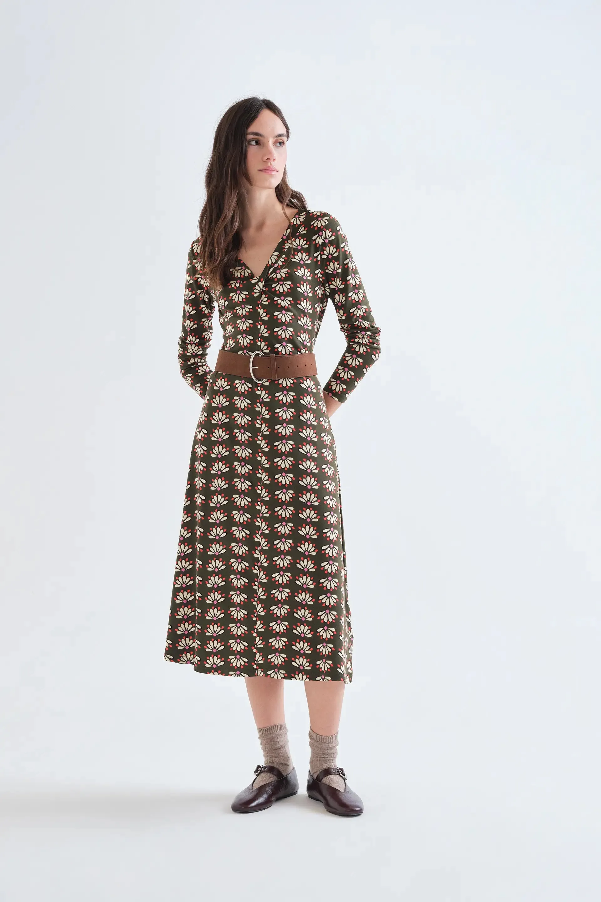 Vestido midi con estampado Geometry sold by Compania Fantasica