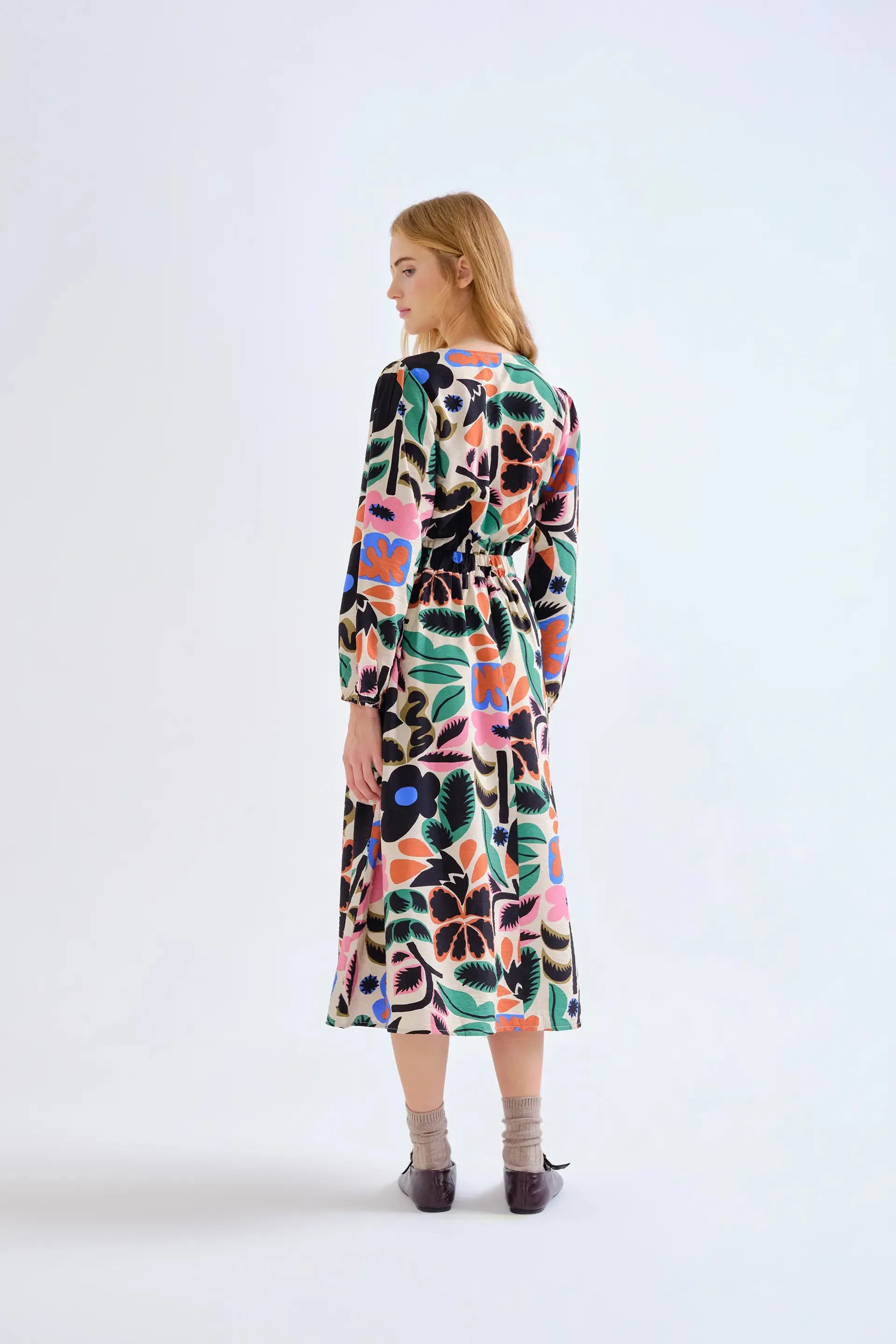 Vestido midi con estampado Neo Garden sold by Compania Fantasica product image thumbnail 2