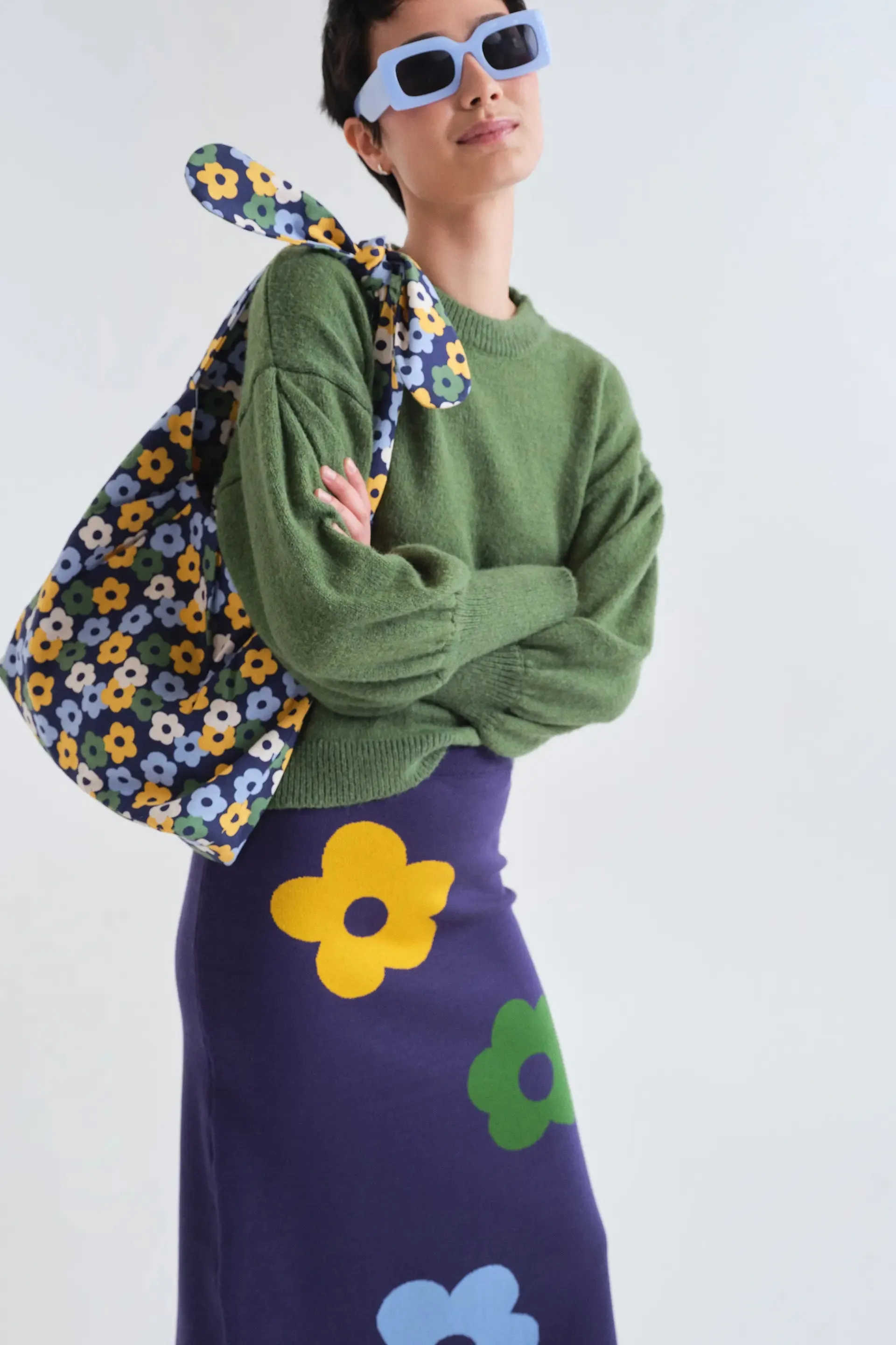 Falda midi con estampado Euphonia sold by Compania Fantasica product image thumbnail 5