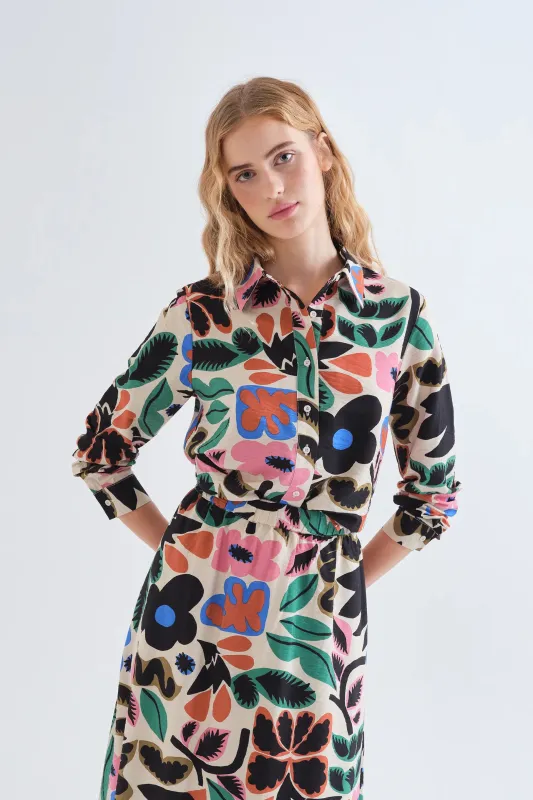 Camisa con estampado Neo Garden made by Compania Fantasica