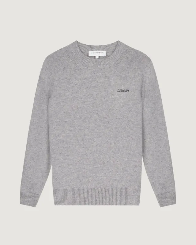 "Patch Labiche" choiseul wool sweater sold by Maison Labiche