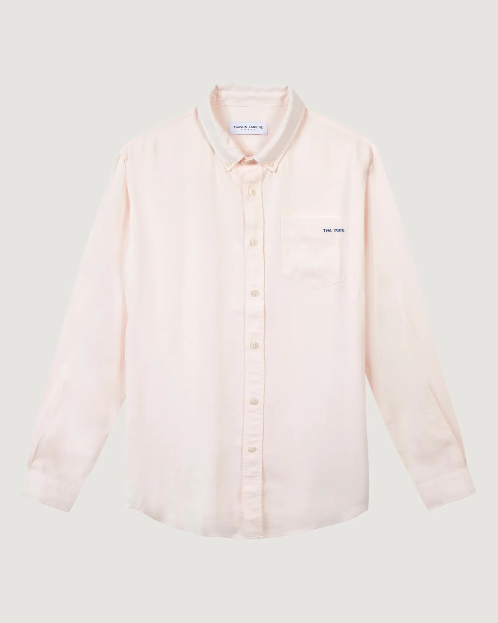 "The Dude" tombelle tencel shirt sold by Maison Labiche