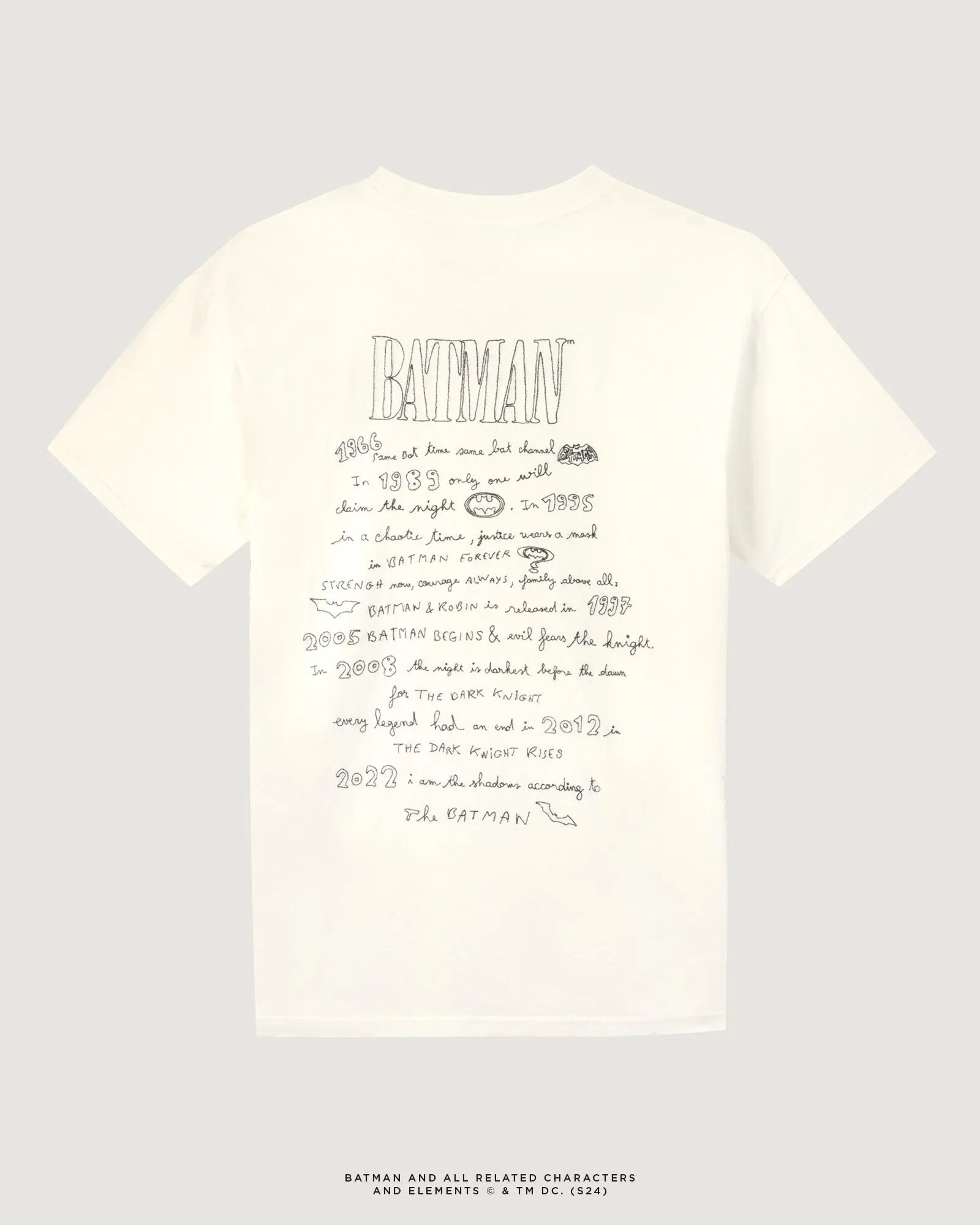 Batman X Maison Labiche "story" patureau t-shirt sold by Maison Labiche product image thumbnail 4
