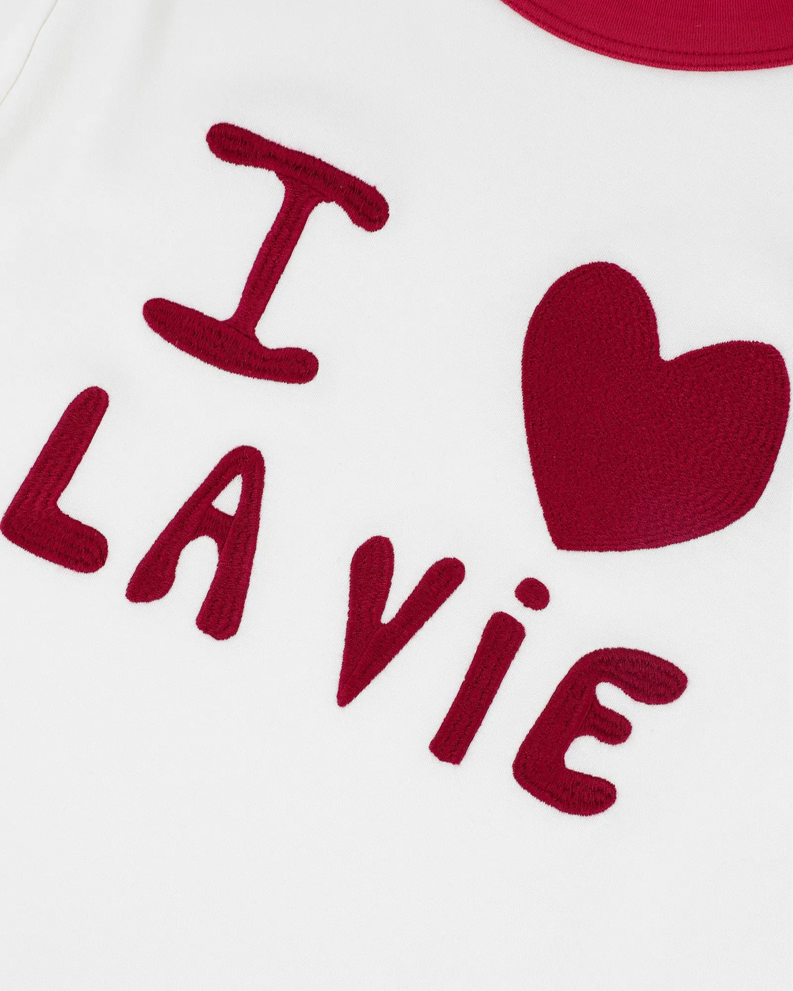 "I Love La Vie" montherlant t-shirt sold by Maison Labiche product image thumbnail 2
