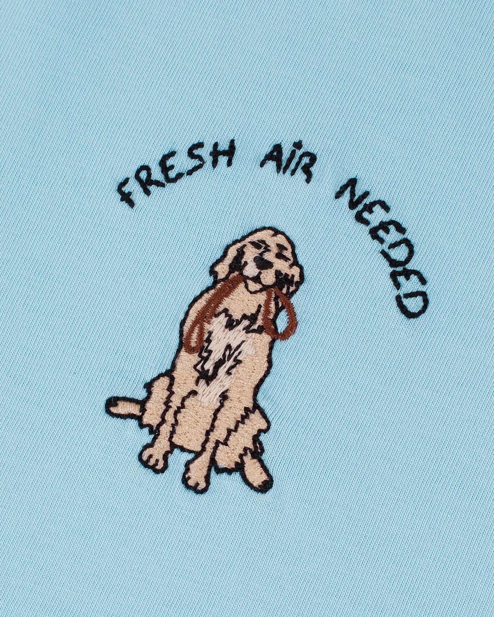 "Fresh Air Needed" popincourt t-shirt sold by Maison Labiche product image thumbnail 2