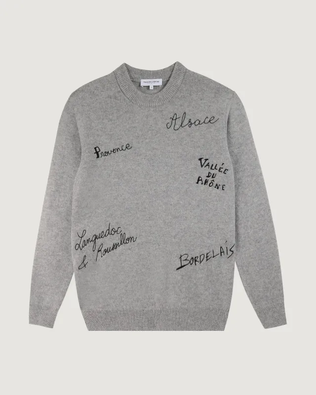 "Regions Of France" landon wool sweater sold by Maison Labiche