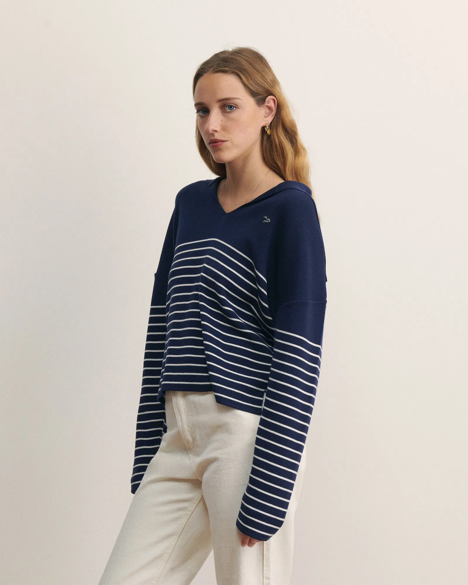 "Patch Coeur" chaffault wool sweater sold by Maison Labiche product image thumbnail 2