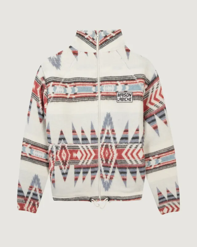 "Patch Maison Labiche" cherubini jacquard wool jacket made by Maison Labiche