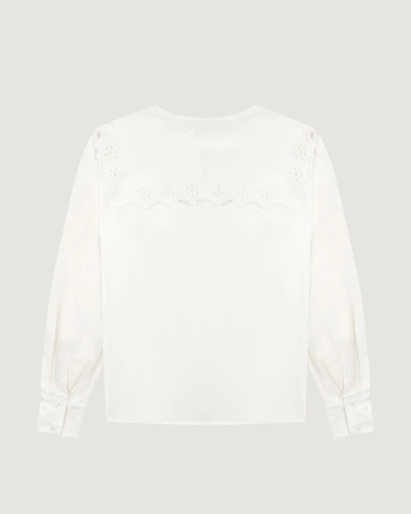 "Amour" patenne popelin shirt sold by Maison Labiche product image thumbnail 5