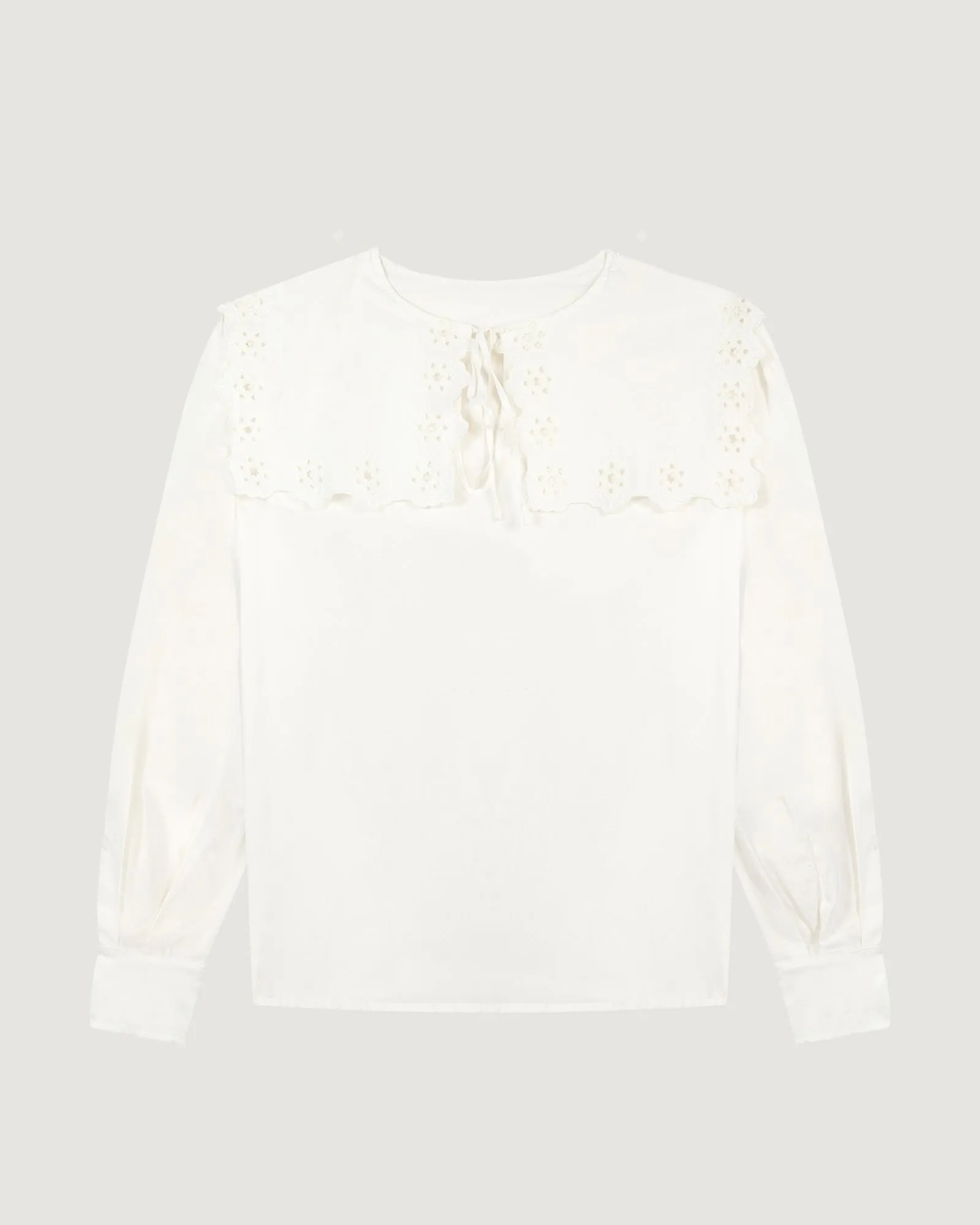 "Amour" patenne popelin shirt sold by Maison Labiche