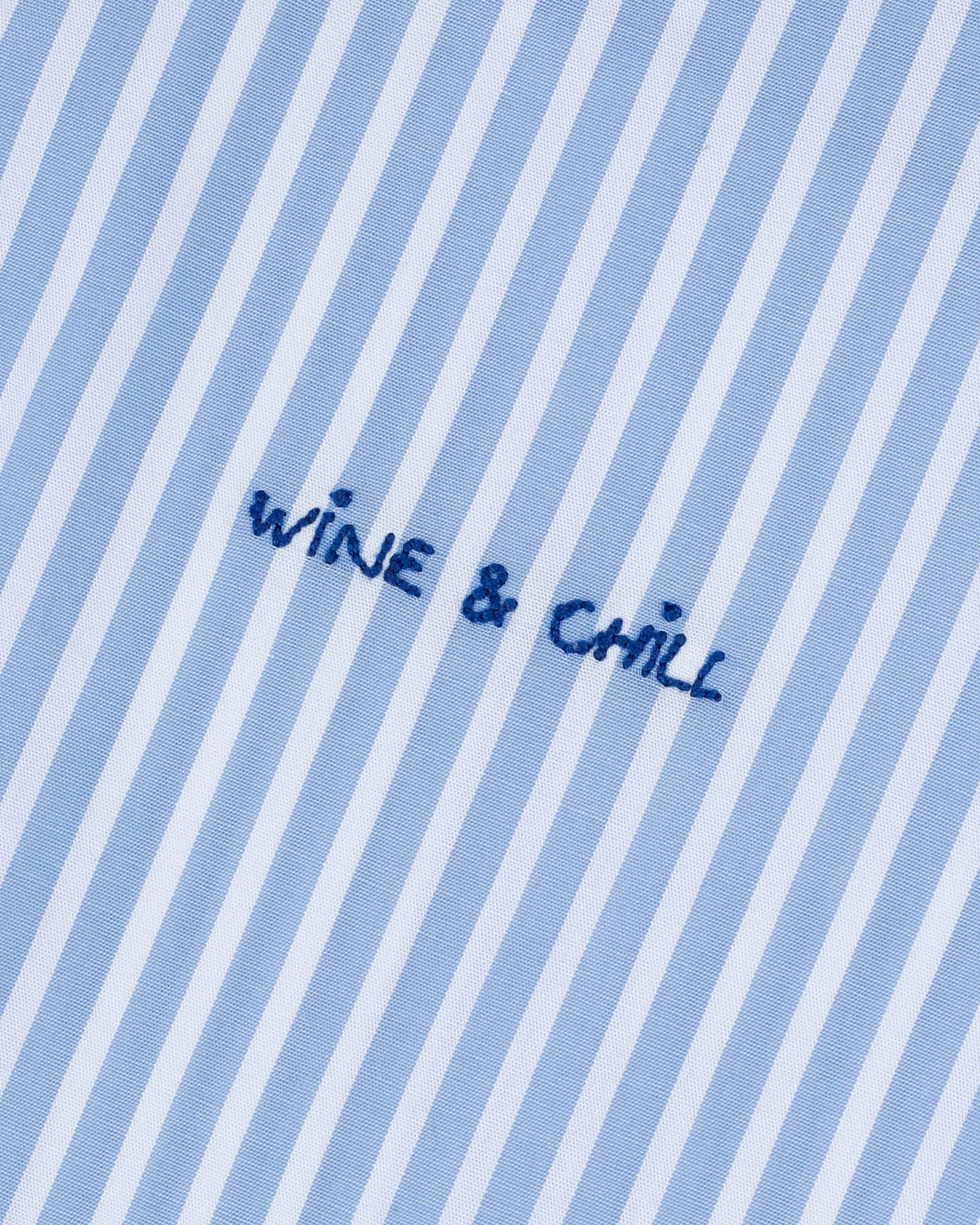 'wine & Chill' dewet popelin shirt sold by Maison Labiche product image thumbnail 2