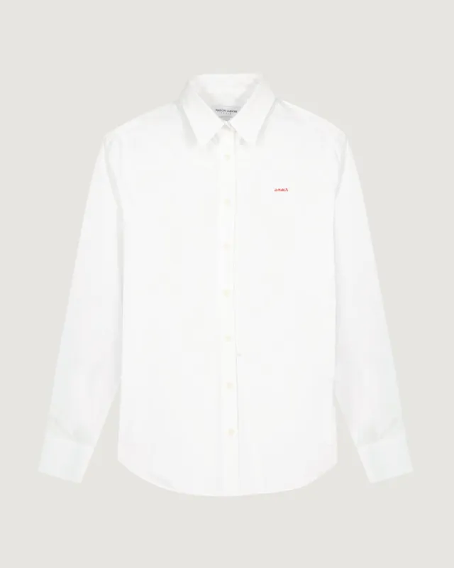 "Amour" dewet popelin shirt sold by Maison Labiche