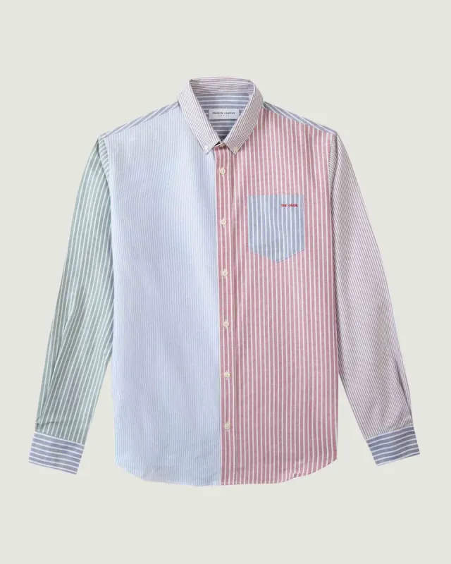 "The Dude" bonne graine oxford shirt sold by Maison Labiche