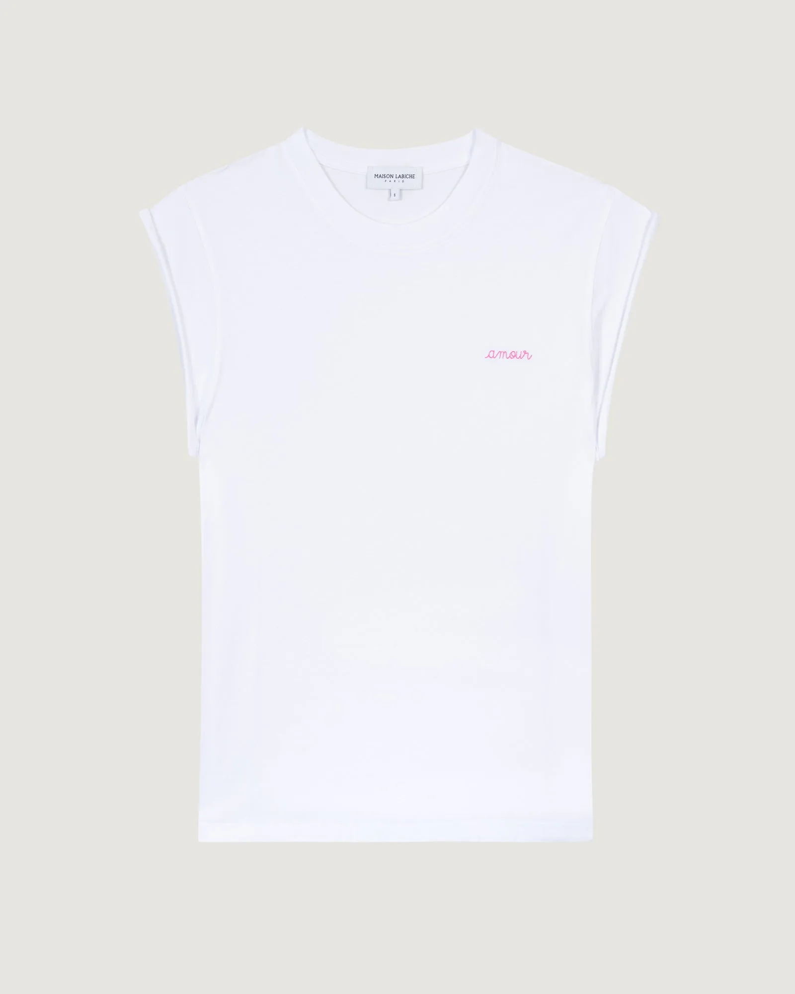 "Amour" sedaine t-shirt sold by Maison Labiche