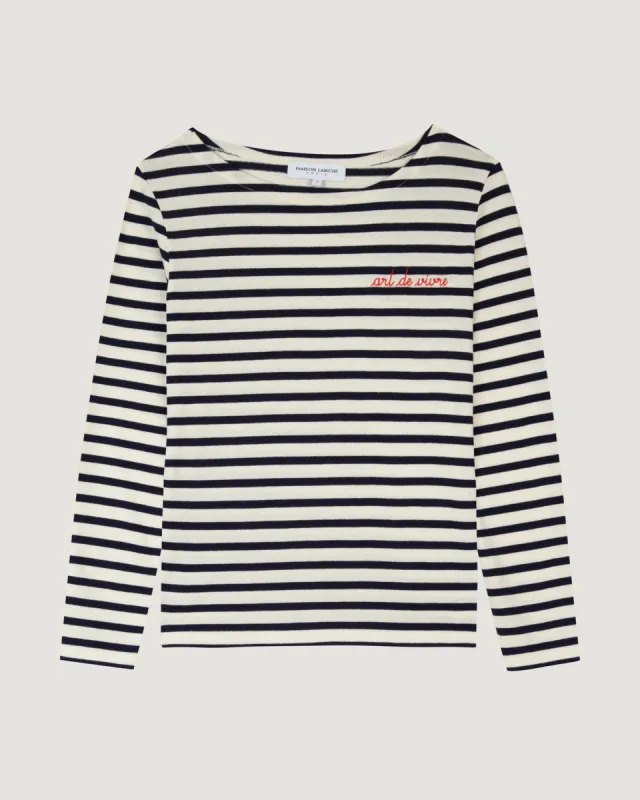 "Art De Vivre" colombier sailor shirt sold by Maison Labiche
