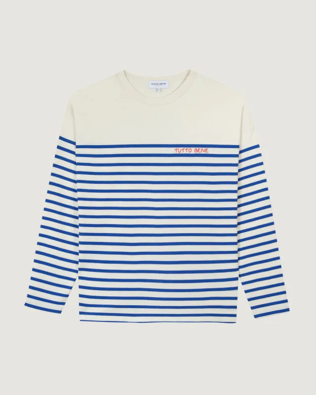 "Tutto Bene" montpar sailor shirt sold by Maison Labiche