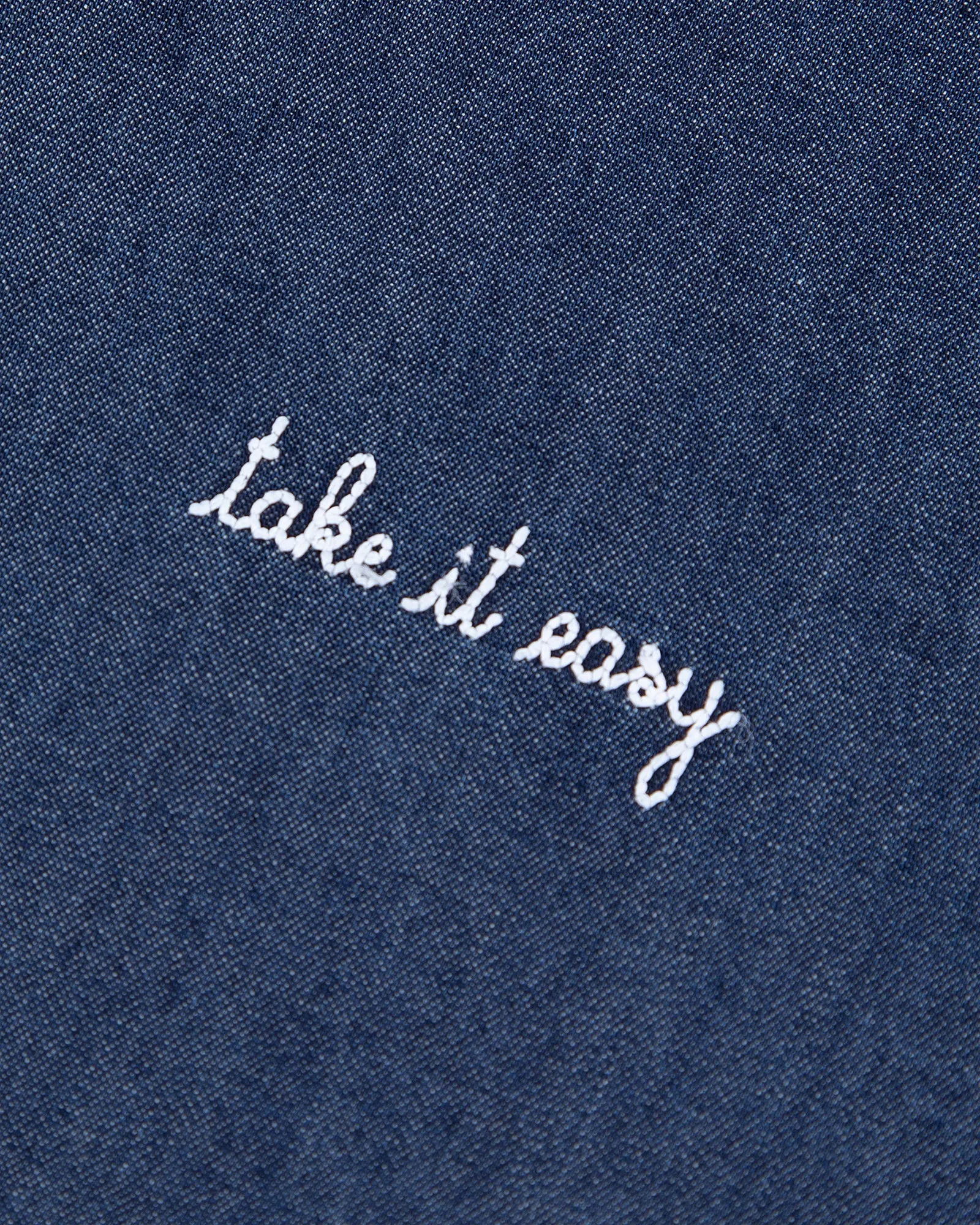 "Take It Easy" malesherbes cotton shirt sold by Maison Labiche product image thumbnail 4