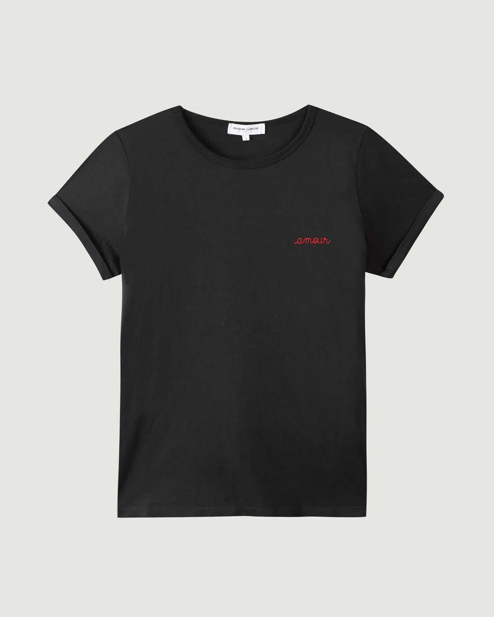 "Amour" poitou t-shirt sold by Maison Labiche