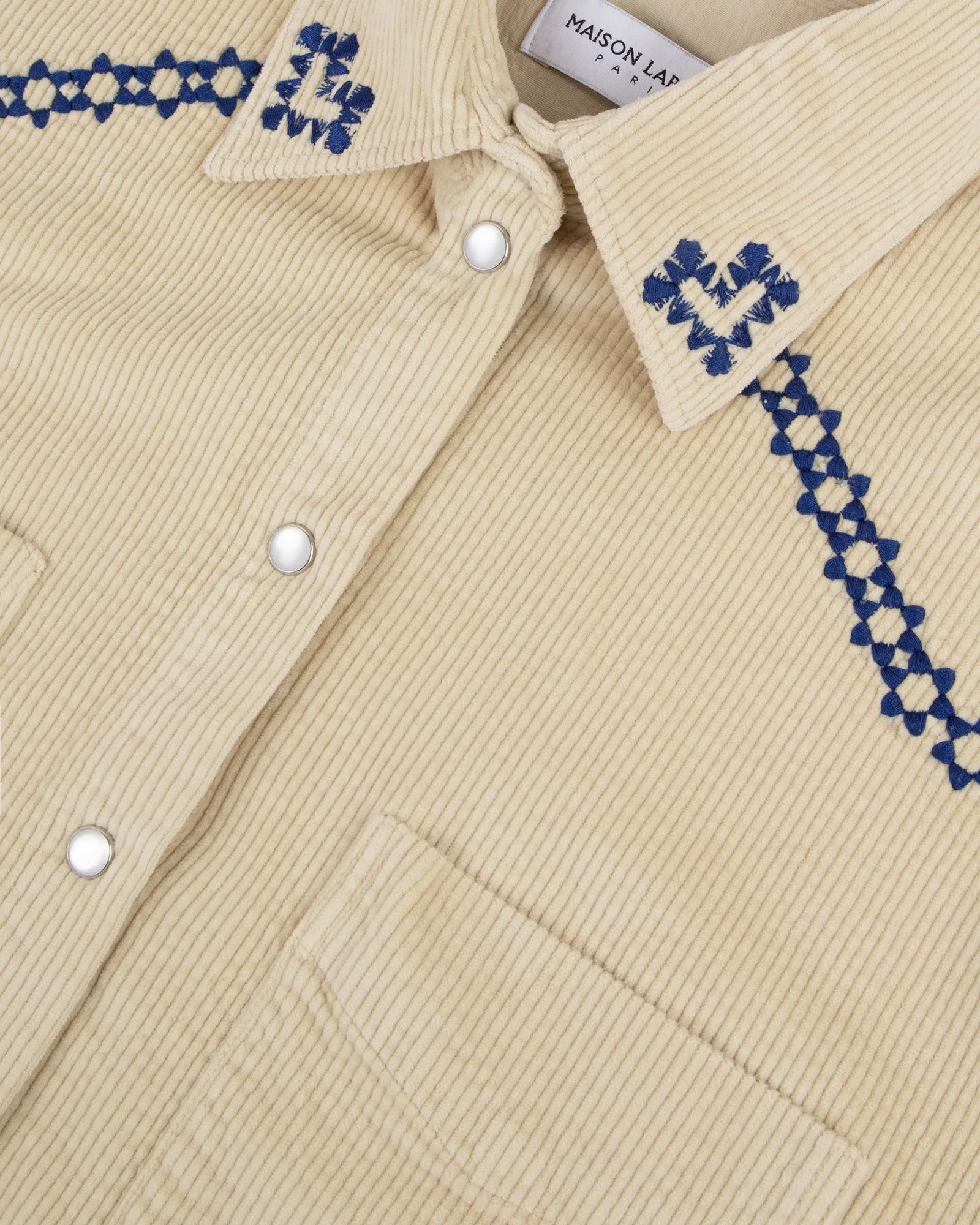 "Stars" monselet velvet shirt sold by Maison Labiche product image thumbnail 5