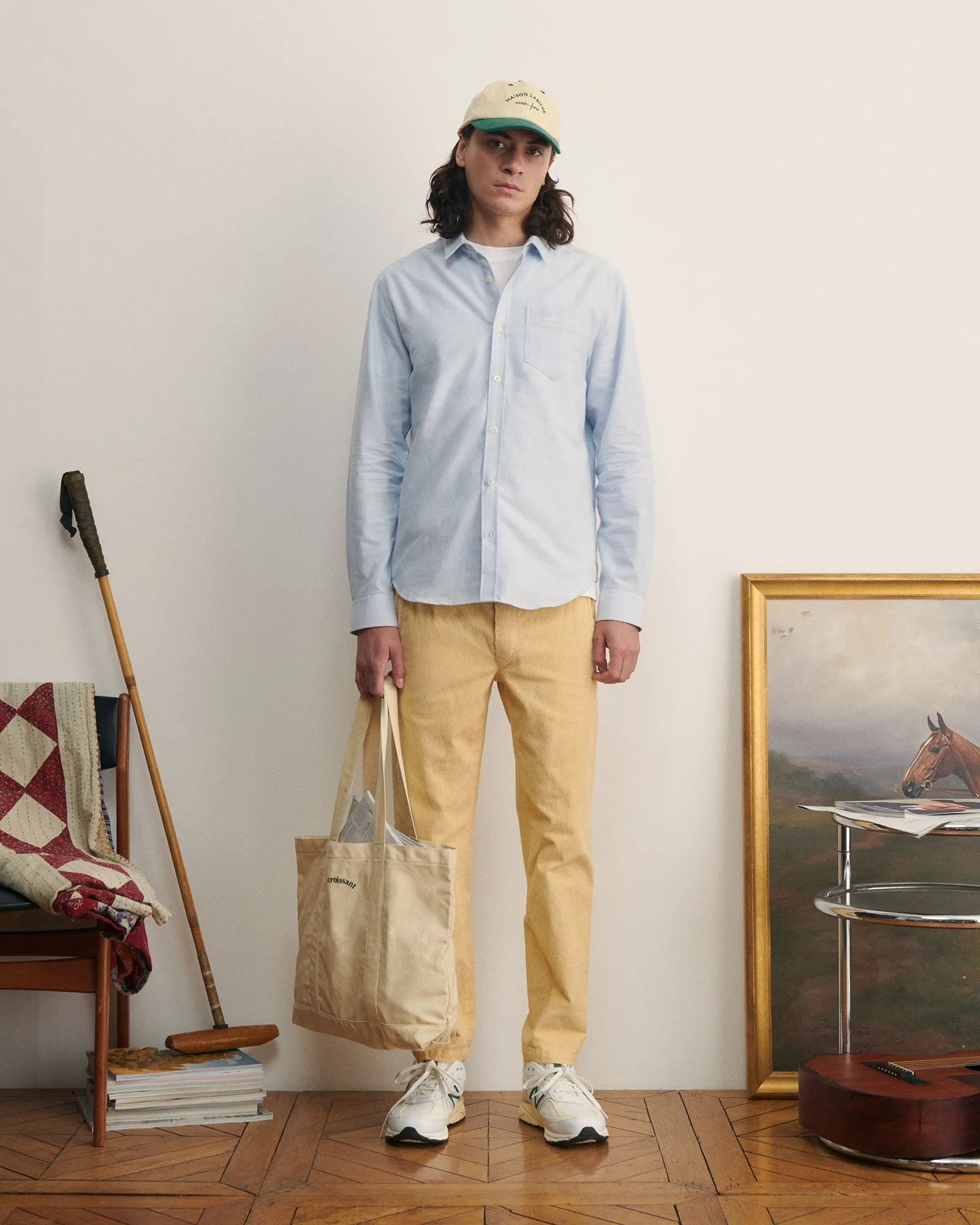 "Maison Labiche" bonne graine oxford shirt sold by Maison Labiche product image thumbnail 4