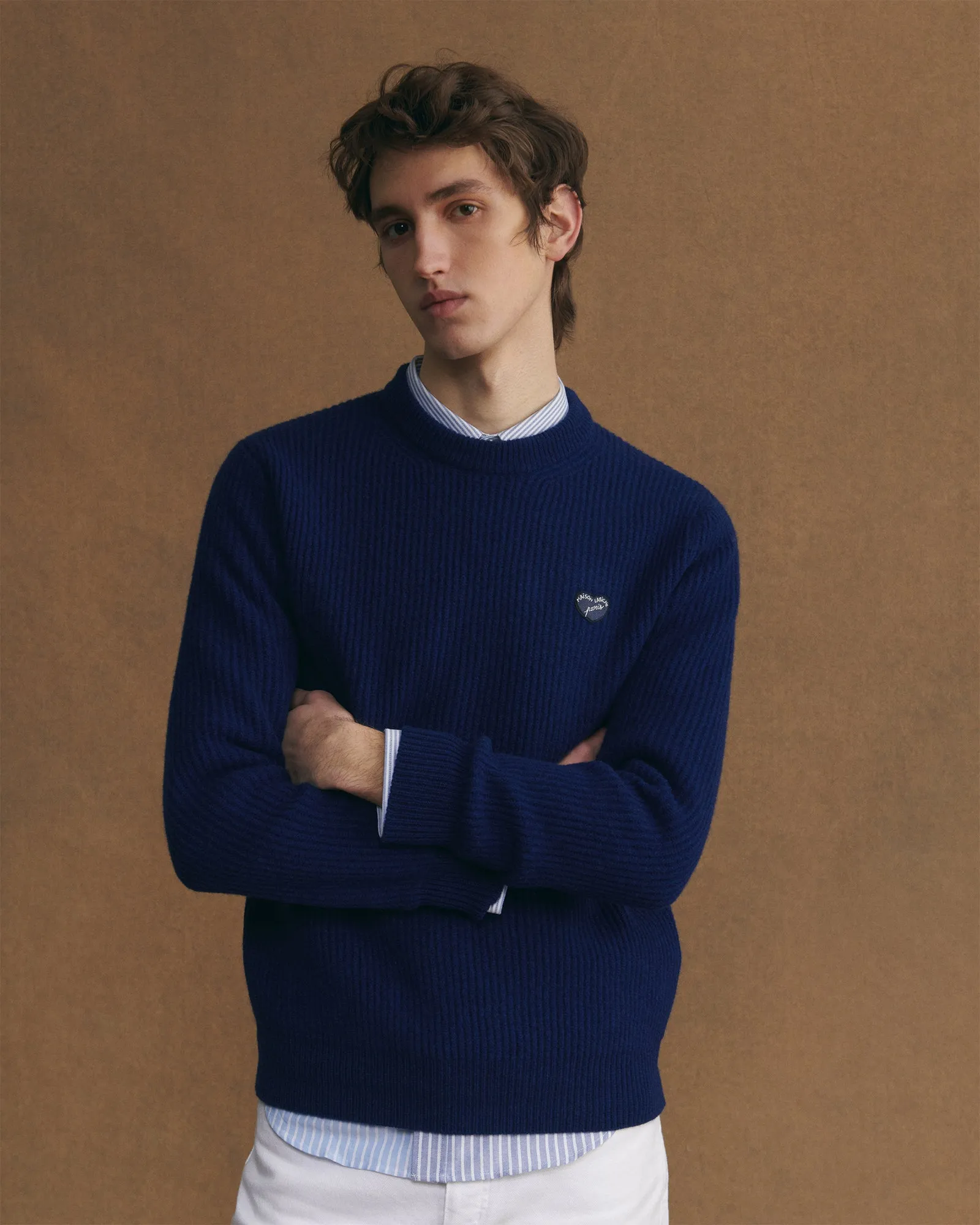 "Patch Coeur" mulot wool sweater sold by Maison Labiche product image thumbnail 2