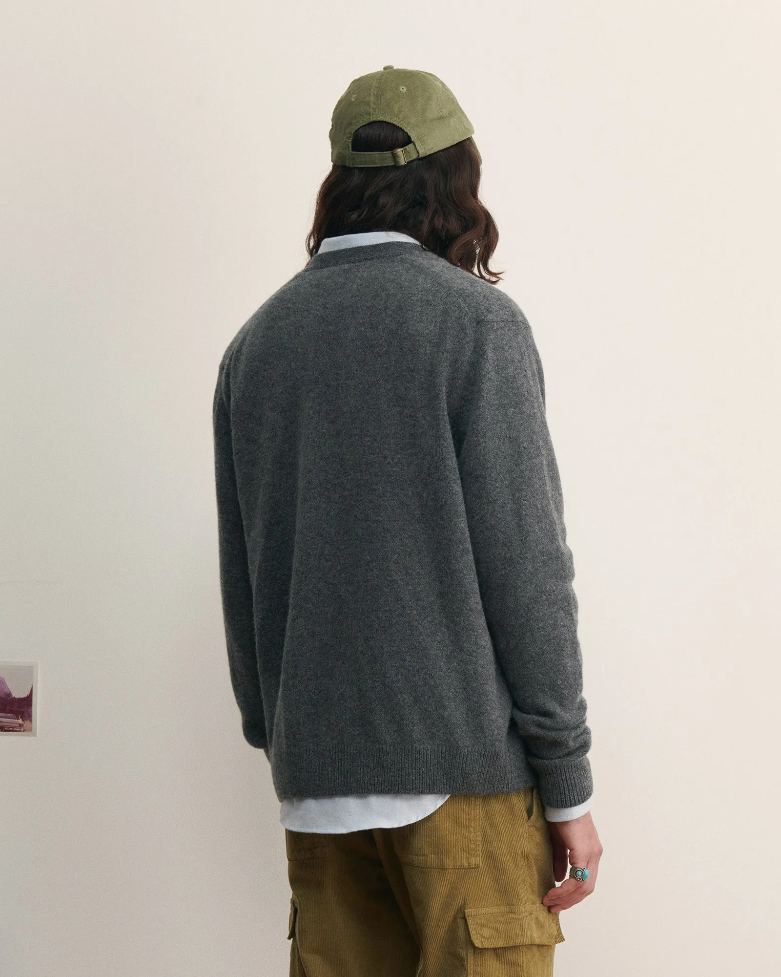 "Patch Coeur" lhomme lambswool cardigan sold by Maison Labiche product image thumbnail 5