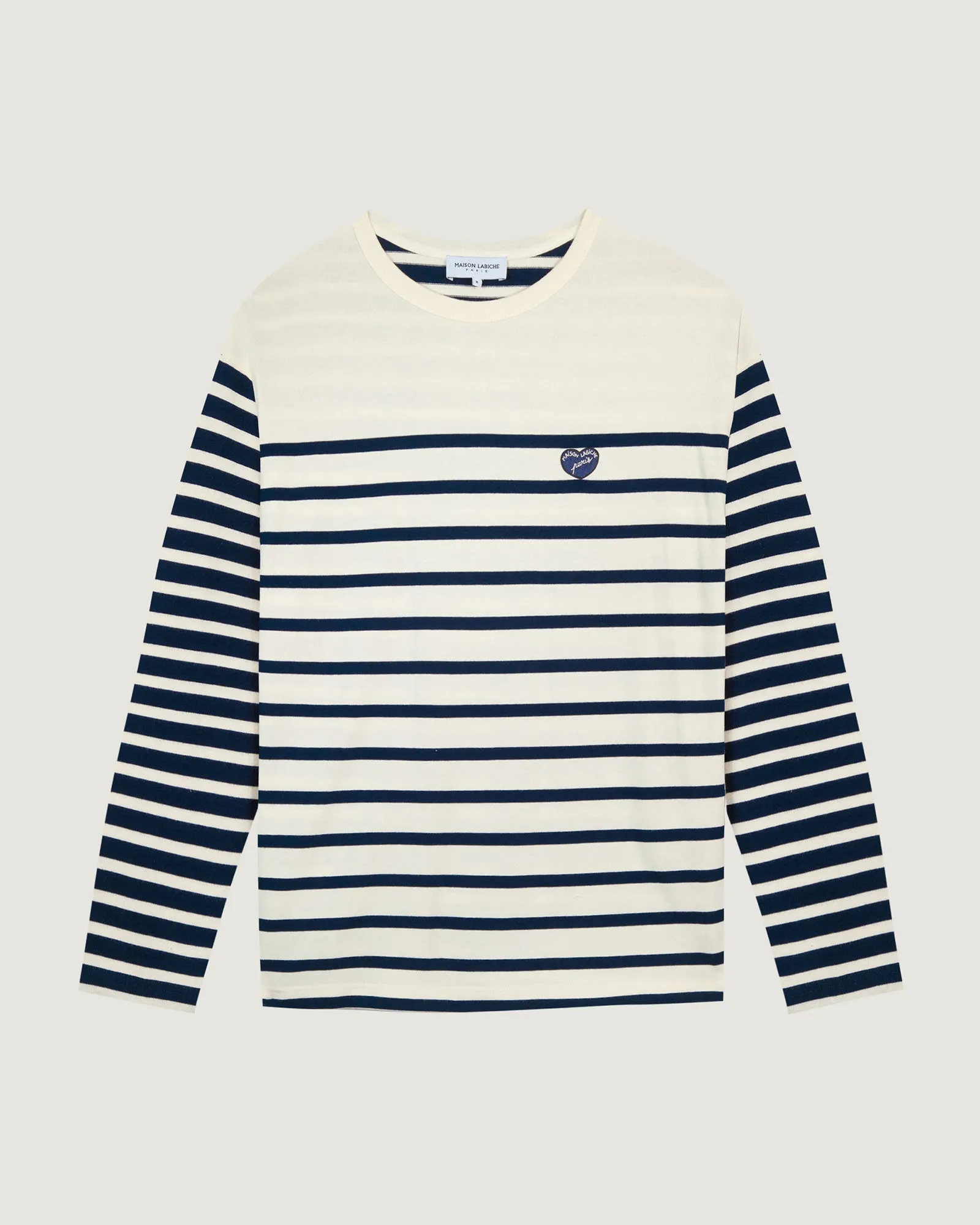 "Patch Coeur" montpar sailor shirt sold by Maison Labiche