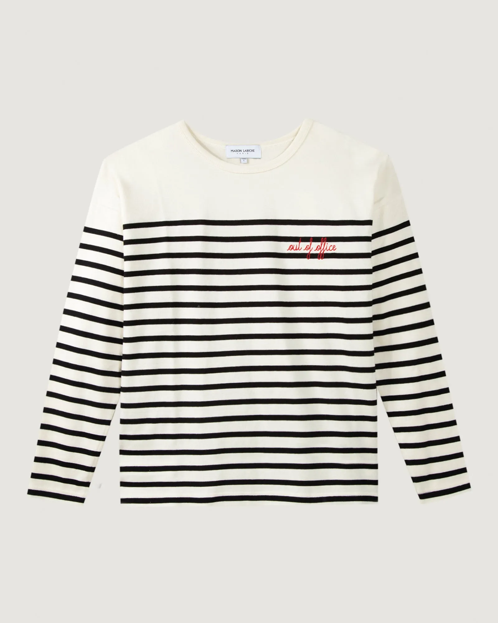 "Out Of Office" montpar sailor shirt sold by Maison Labiche