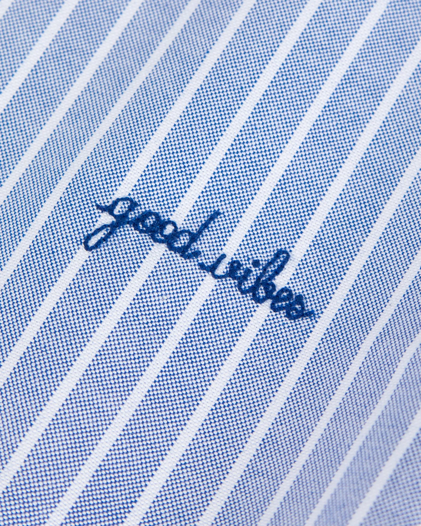 "Good Vibes" breteuil oxford shirt sold by Maison Labiche product image thumbnail 5