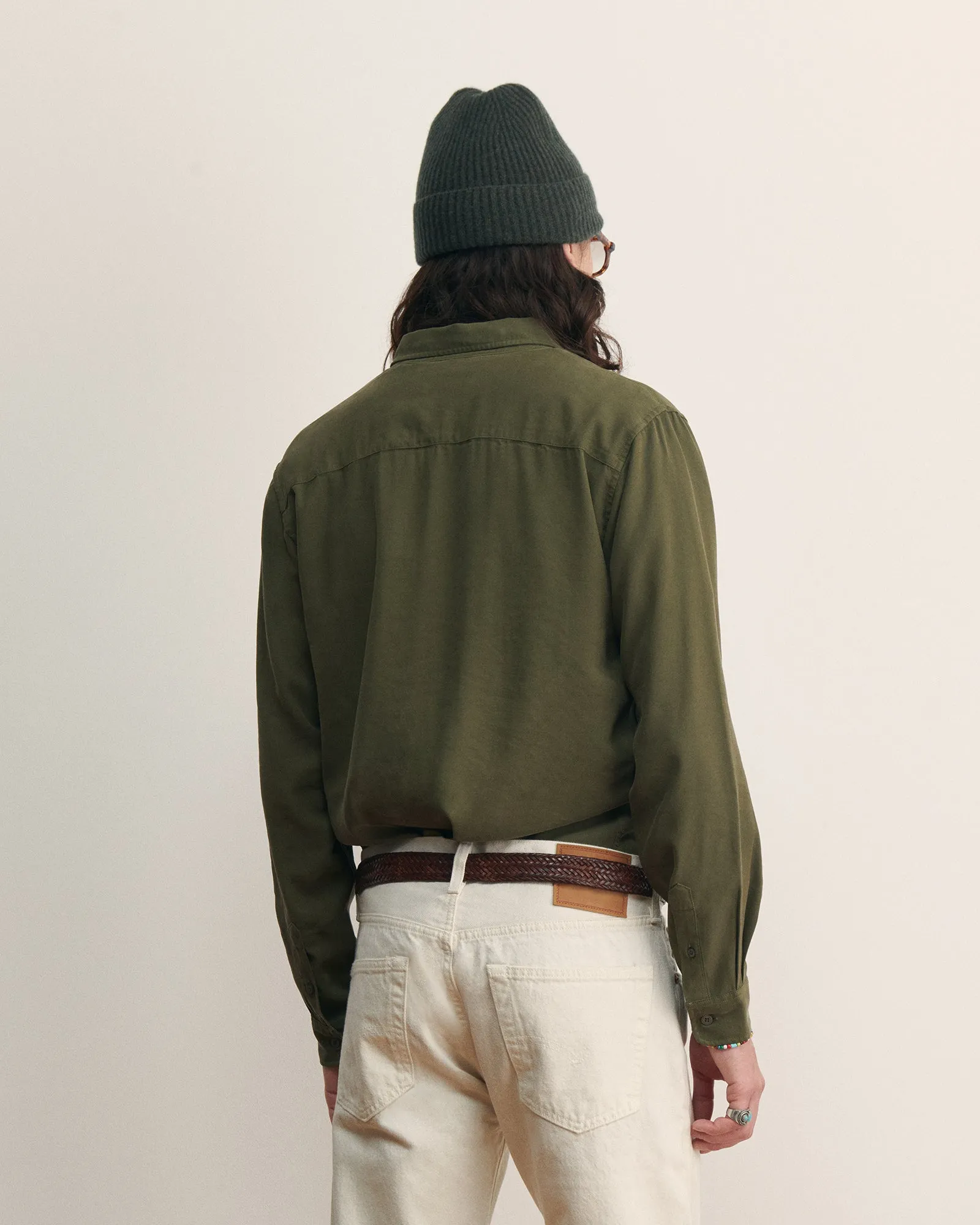 "Maison Labiche" tombelle tencel shirt sold by Maison Labiche product image thumbnail 3