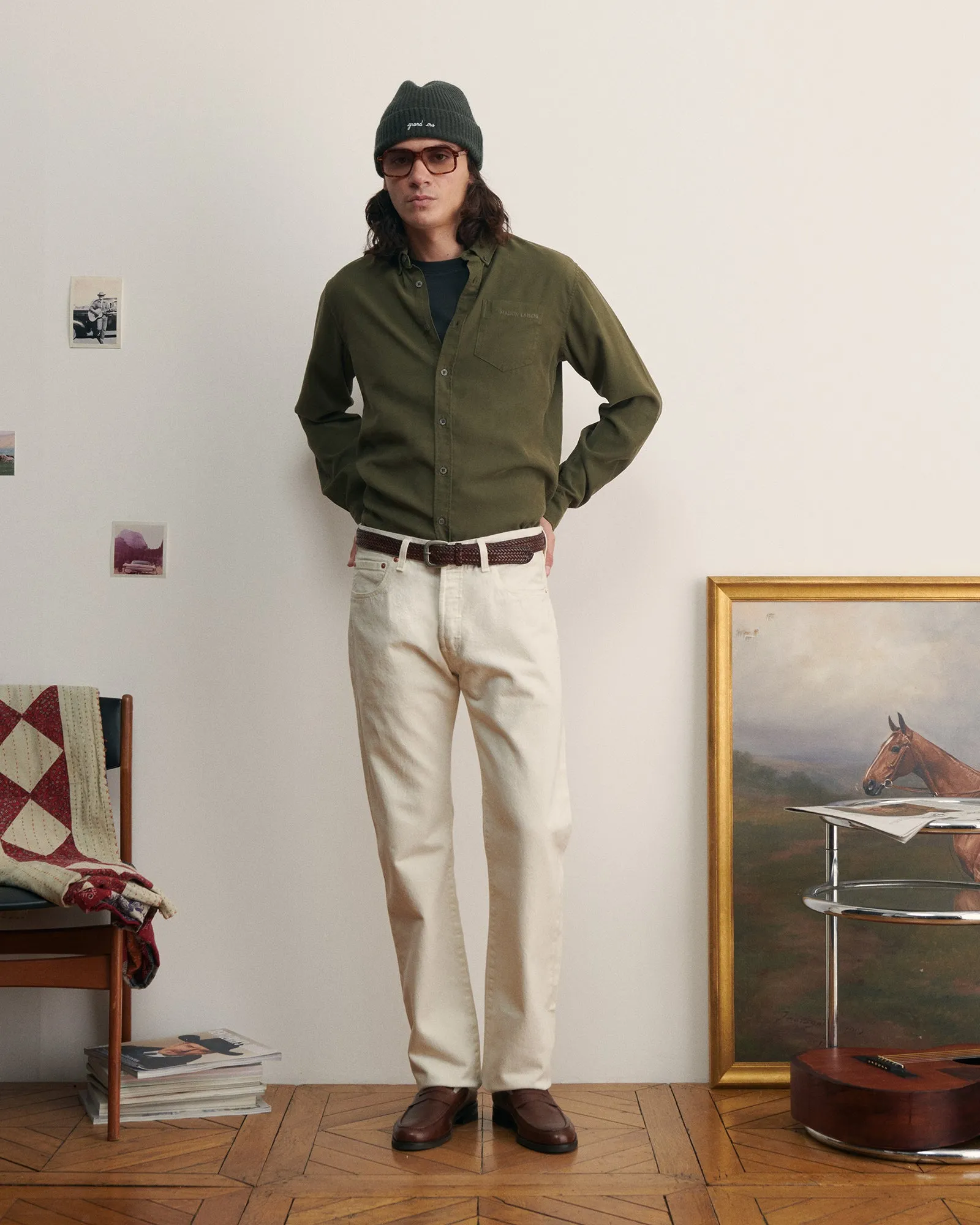 "Maison Labiche" tombelle tencel shirt sold by Maison Labiche product image thumbnail 4