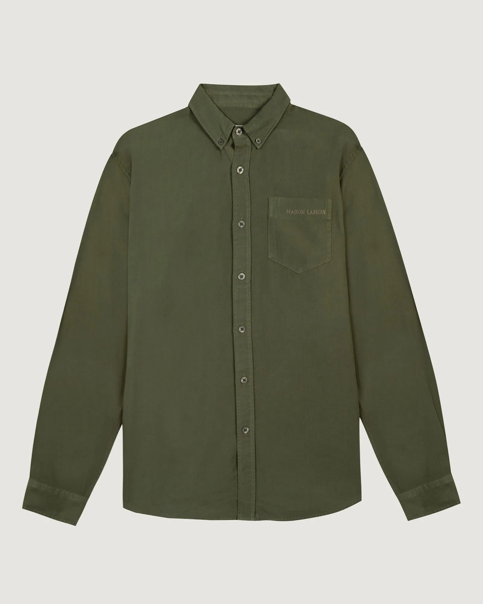 "Maison Labiche" tombelle tencel shirt sold by Maison Labiche