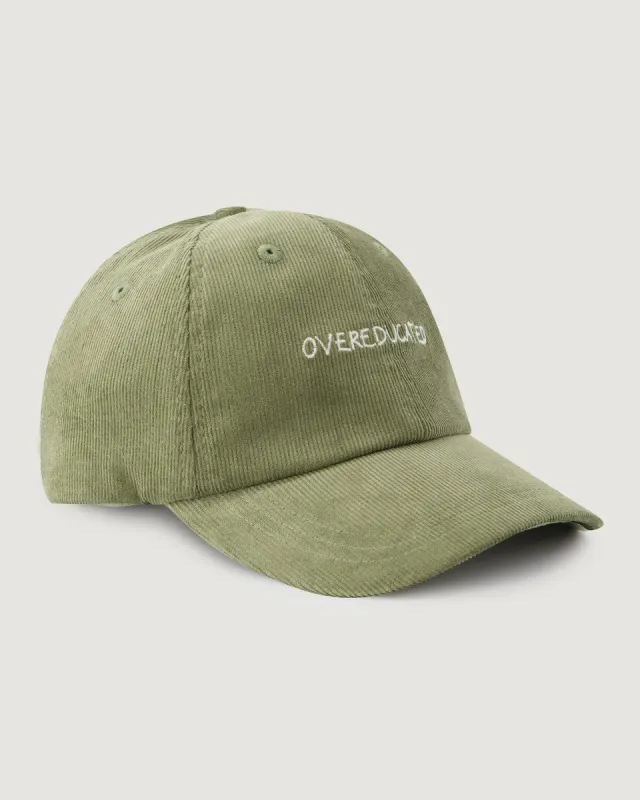 "Overeducated" beaumont cap sold by Maison Labiche