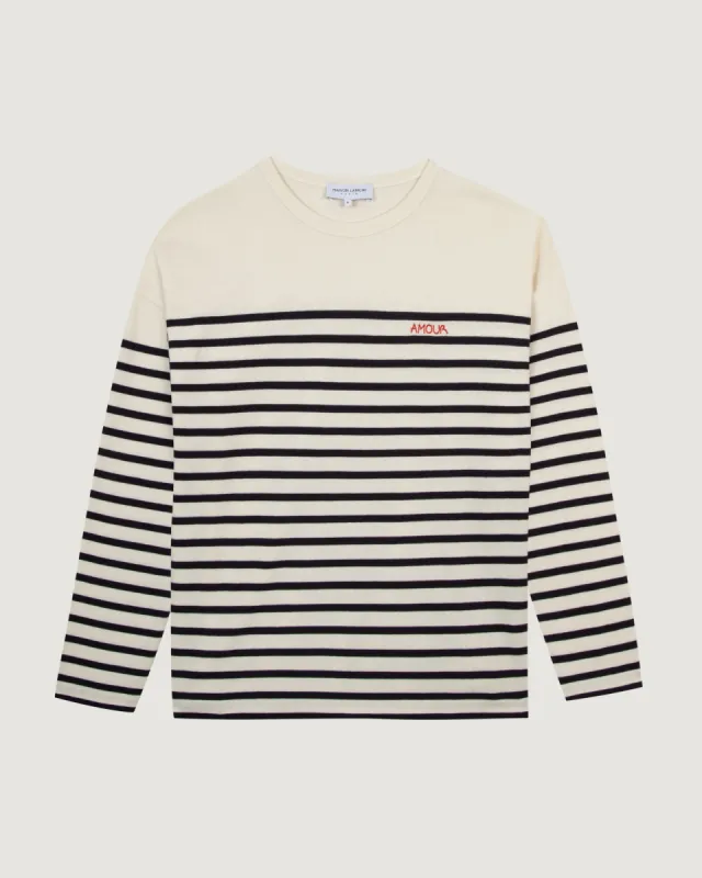 "Amour" montpar sailor shirt sold by Maison Labiche