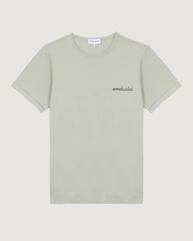 "Overeducated" poitou t-shirt sold by Maison Labiche