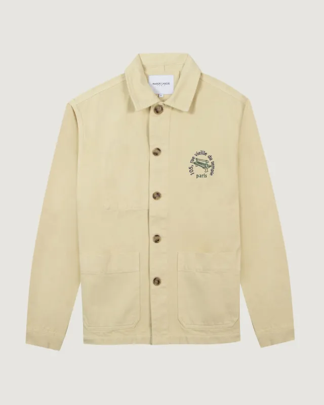 "Vieille Du Temple" sébasto twill jacket made by Maison Labiche