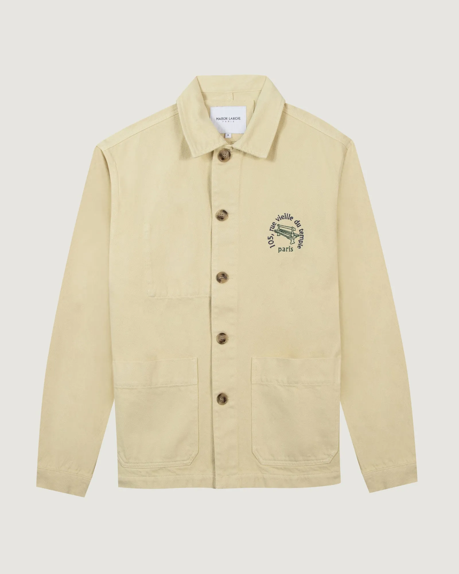 "Vieille Du Temple" sébasto twill jacket sold by Maison Labiche