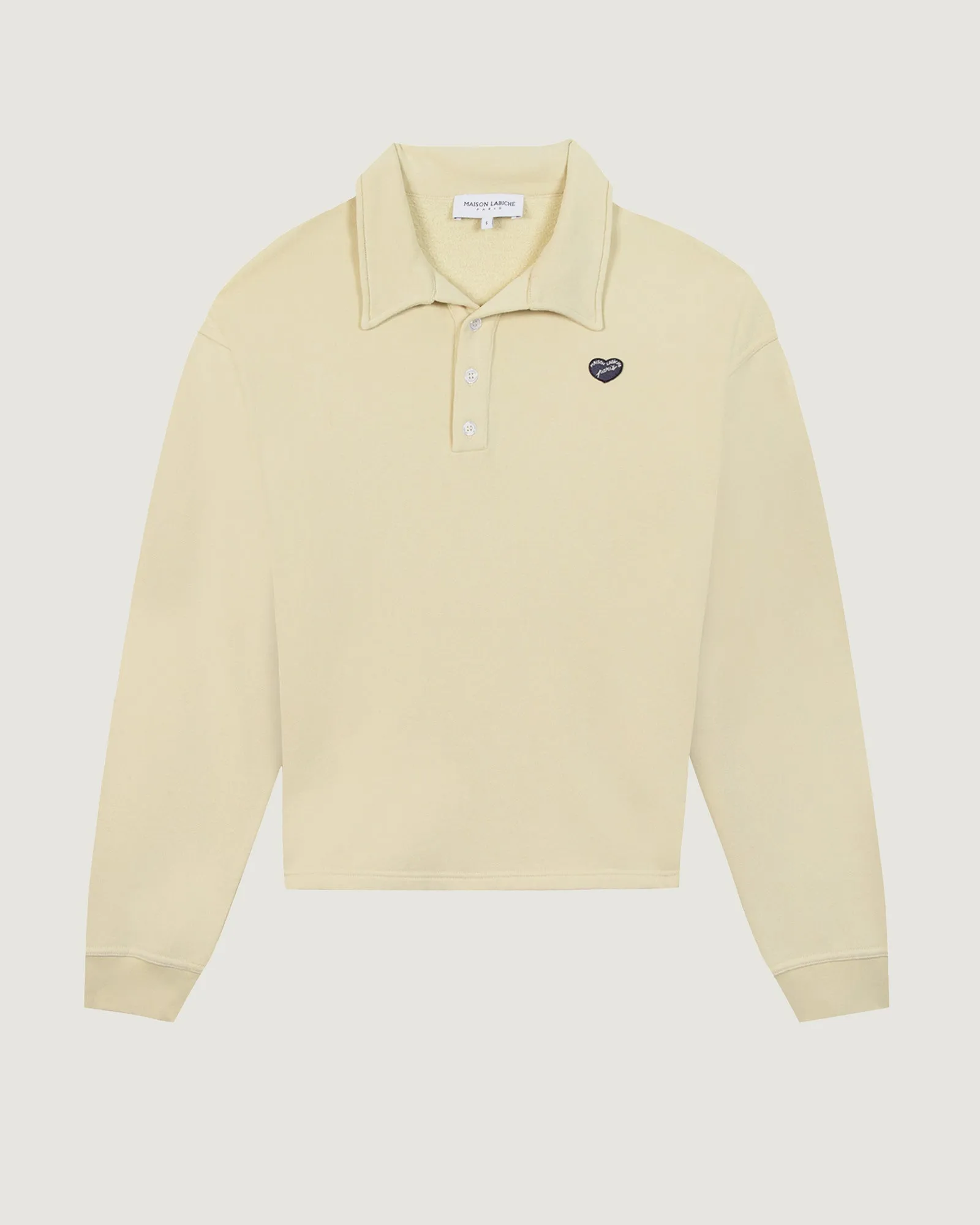 "Patch Coeur" cepre sweatshirt sold by Maison Labiche