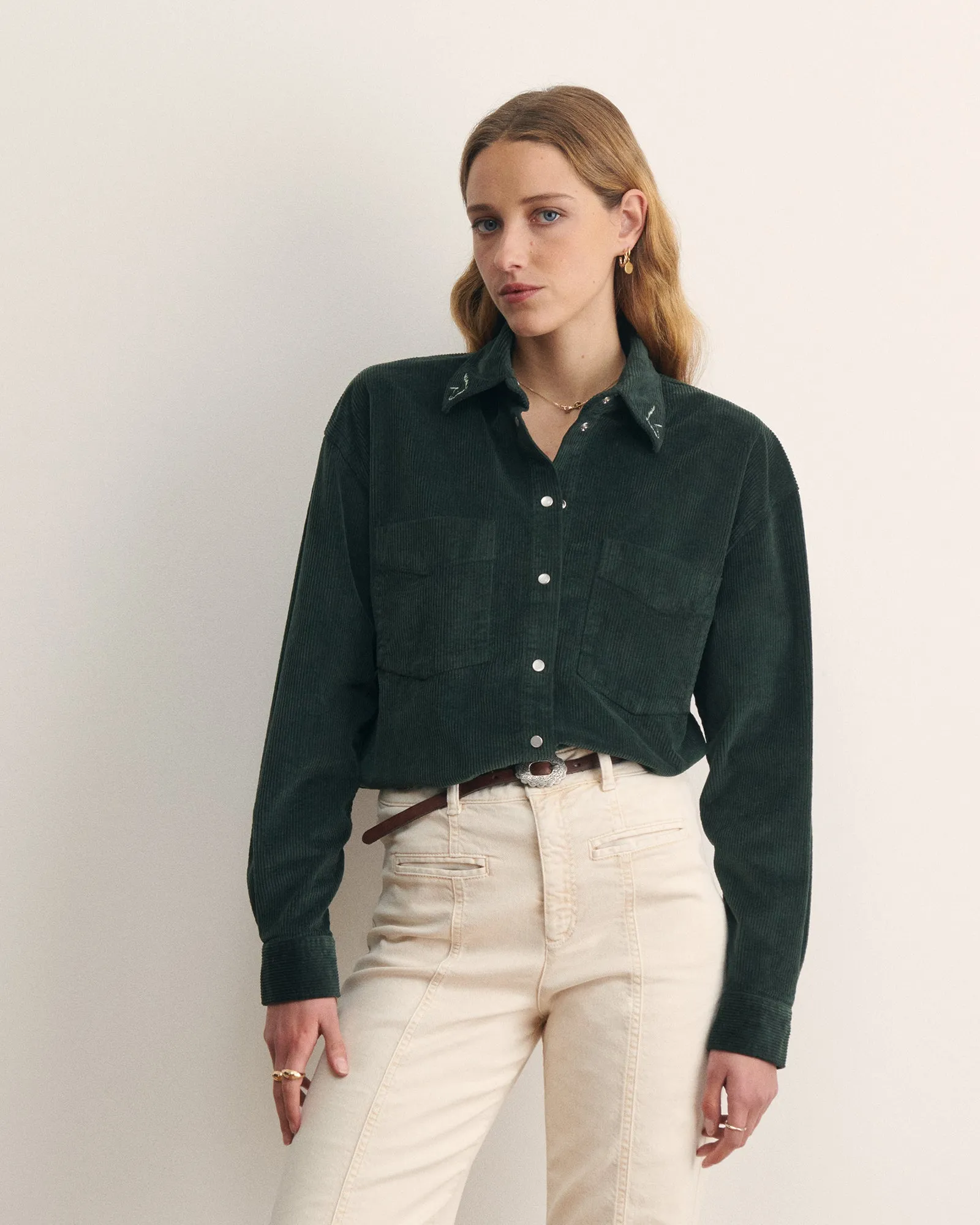 "Horses" monselet velvet shirt sold by Maison Labiche product image thumbnail 2