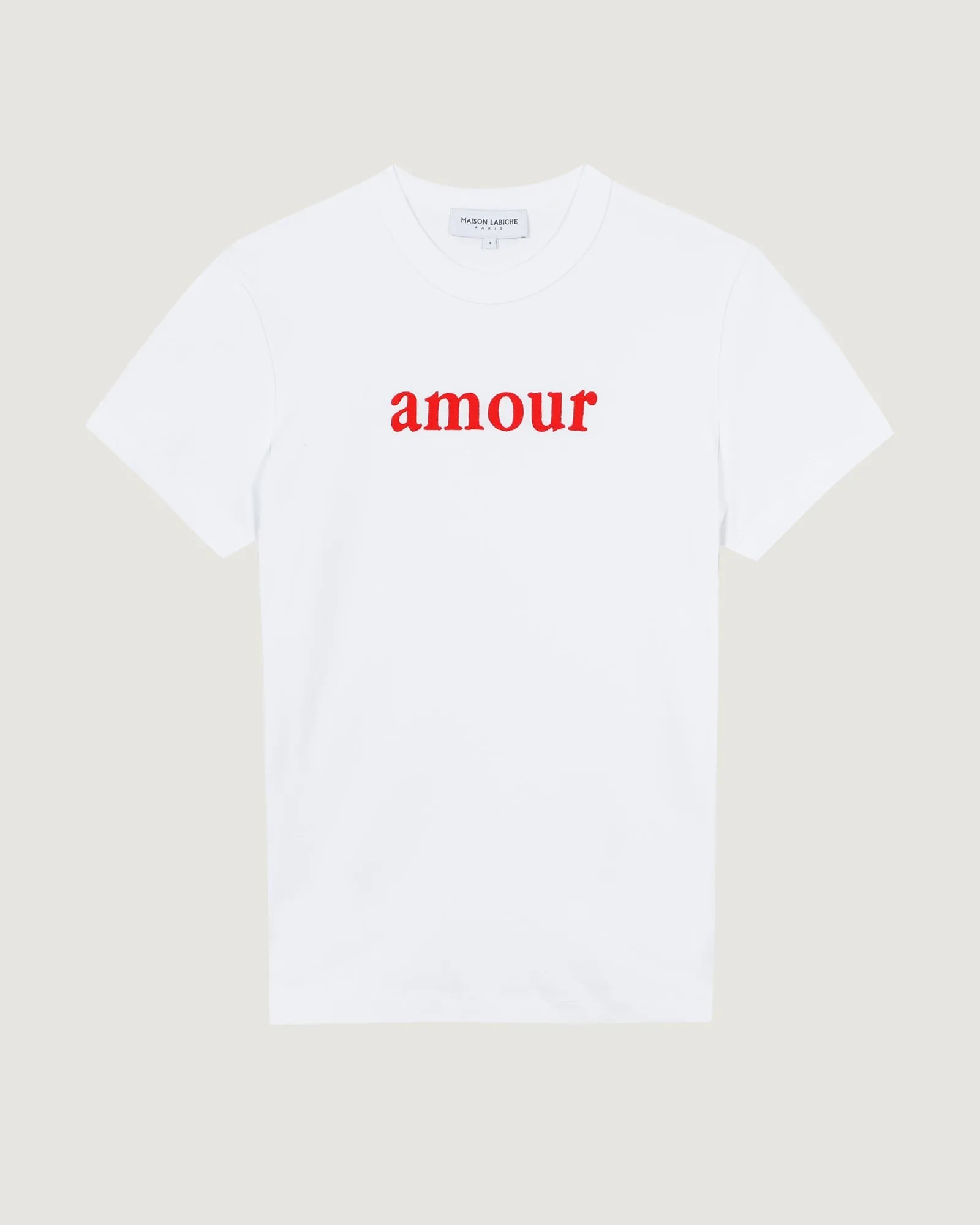 "Amour" montherlant t-shirt sold by Maison Labiche