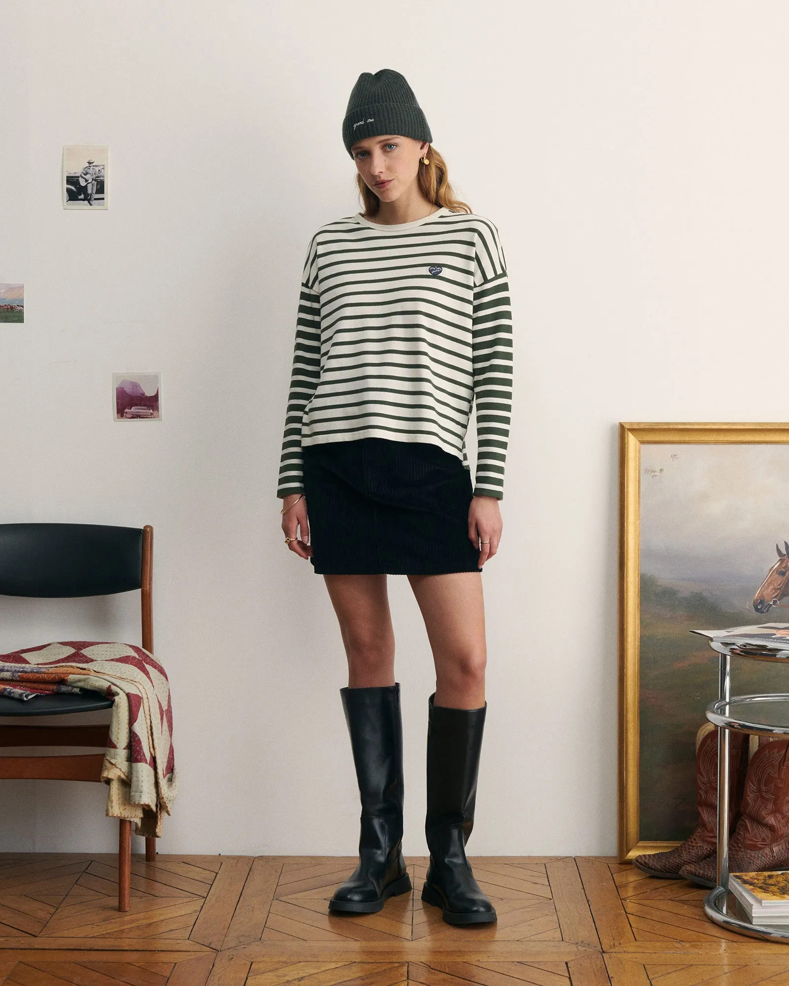 "Patch Coeur" montpar sailor shirt sold by Maison Labiche product image thumbnail 3