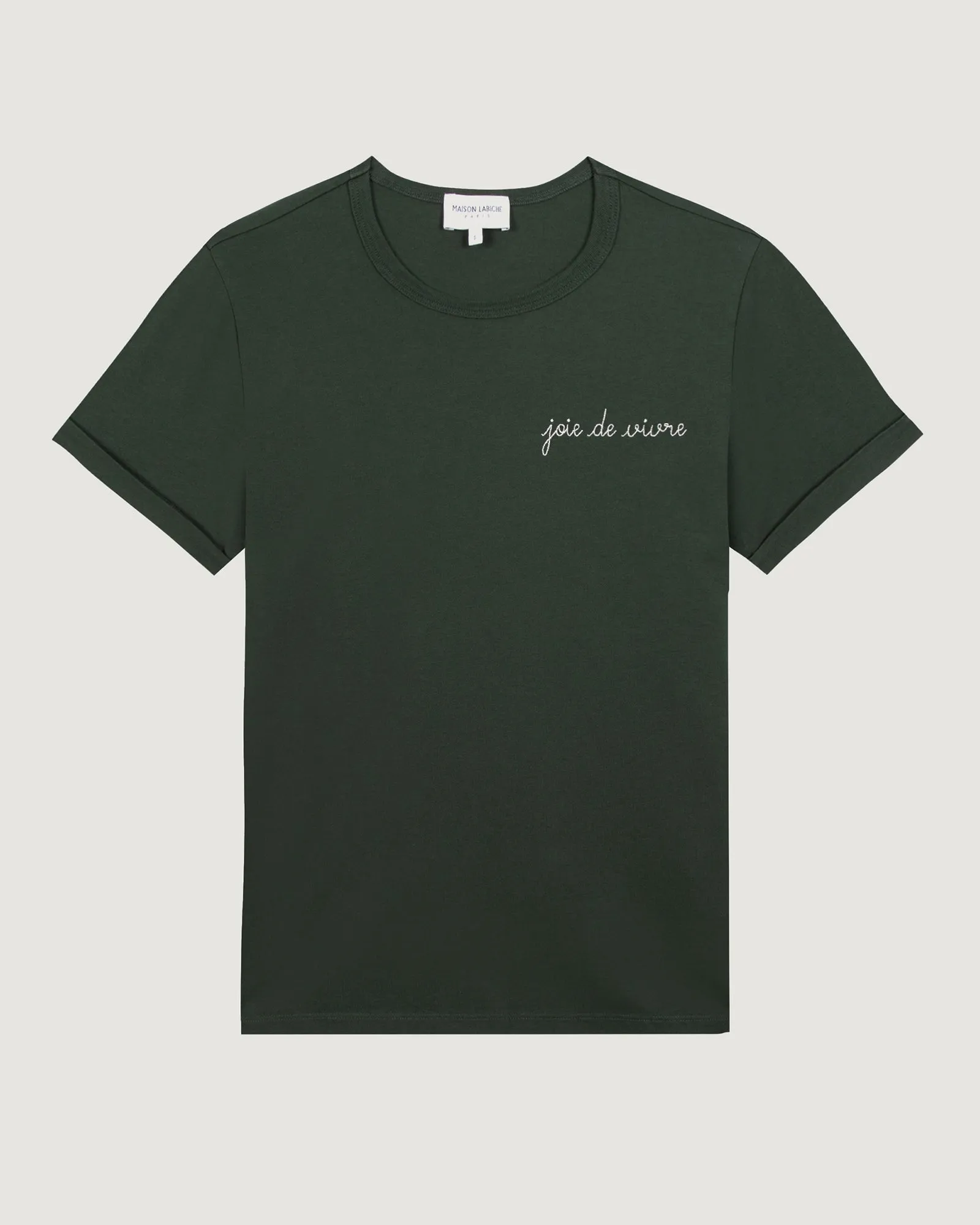 "Joie De Vivre" poitou t-shirt sold by Maison Labiche
