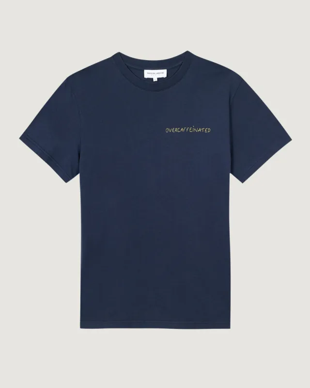 "Overcaffeinated" popincourt t-shirt sold by Maison Labiche